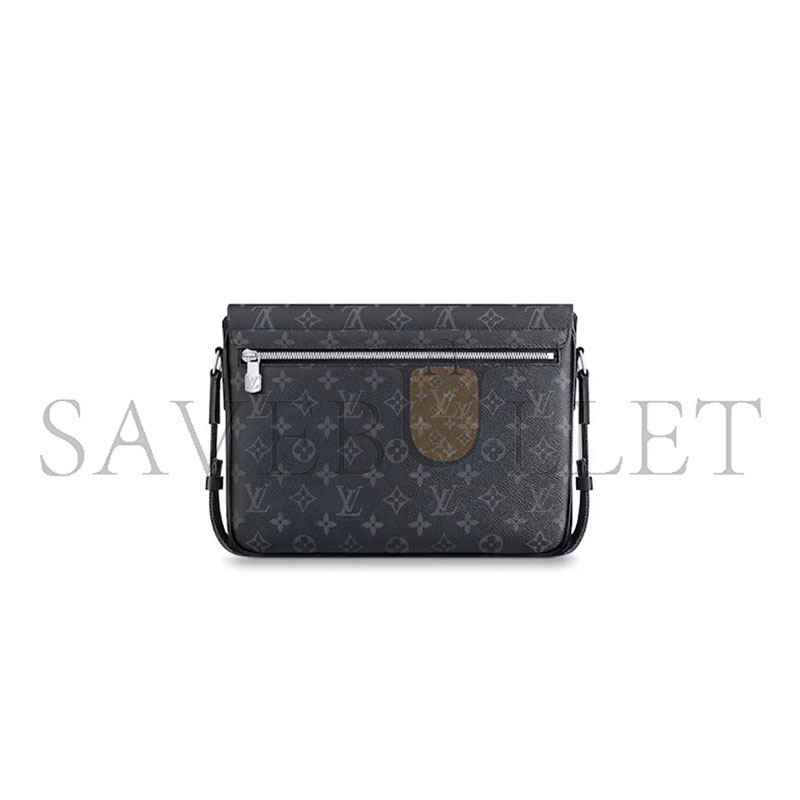 LOUIS VUITTON SHOULDER BAG BLACK GREY TAIGA RAMA MONOGRAM ECLIPSE M30746  (29*23*11.5cm)